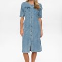 N�mph - NUSILVA DRESS - Light Blue Denim
