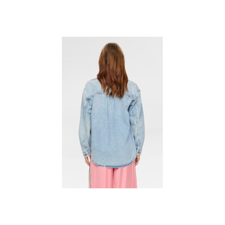 N�mph - NUKAYSA DENIM SHIRT - Light Blue Stonewash Denim
