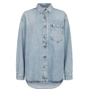 N�mph - NUKAYSA DENIM SHIRT - Light Blue Stonewash Denim