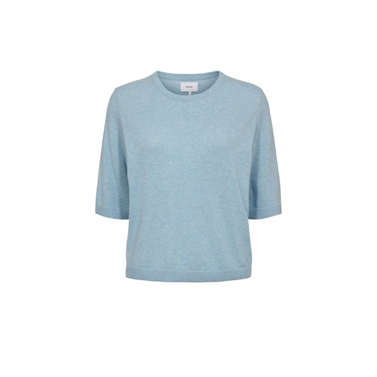 N�mph - NUCALLY SS PULLOVER - Airy Blue