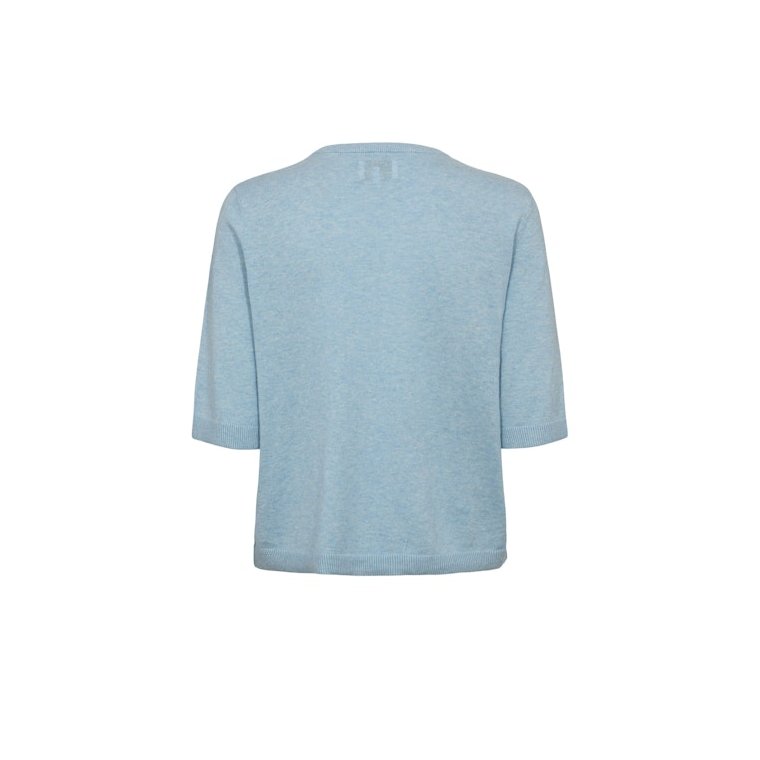 N�mph - NUCALLY SS PULLOVER - Airy Blue