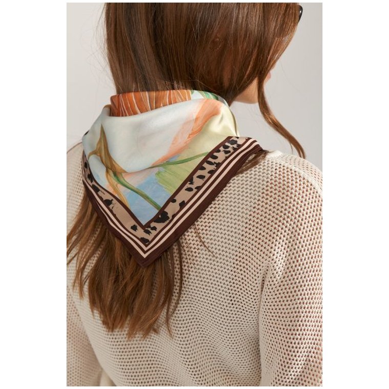 N�MPH - NUKAYLA SATIN SCARF - Airy Blue