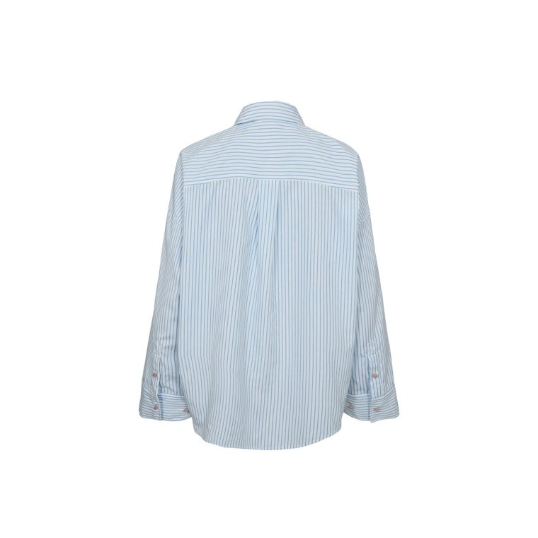 N�mph - NUASHLEY EMBROIDERY LS SHIRT - Airy Blue