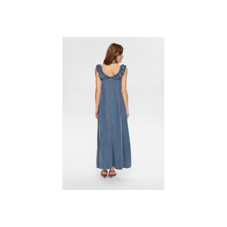 N�mph - NUELIDA DRESS - Snow Washed Denim