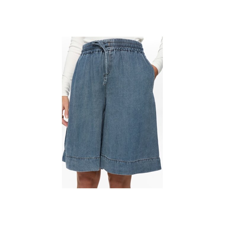 N�MPH - NUELIDA SHORTS - Snow Washed Denim
