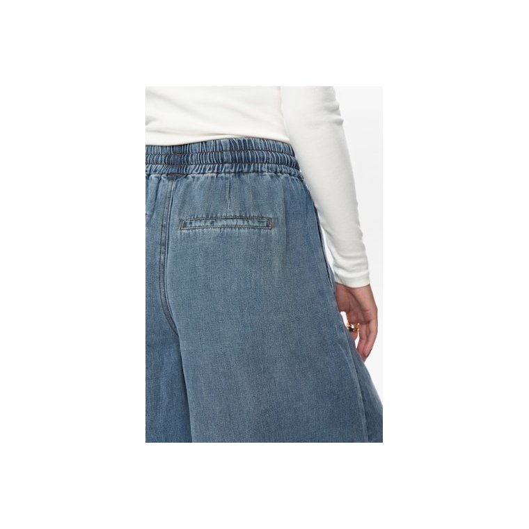 N�MPH - NUELIDA SHORTS - Snow Washed Denim