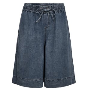 N�MPH - NUELIDA SHORTS - Snow Washed Denim