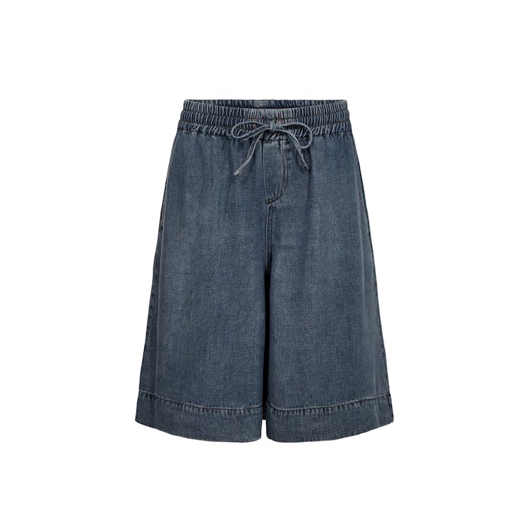 N�MPH - NUELIDA SHORTS - Snow Washed Denim