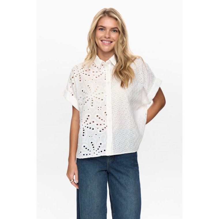 N�mph - NUPALMA SLEEVELESS SHIRT - Bright White