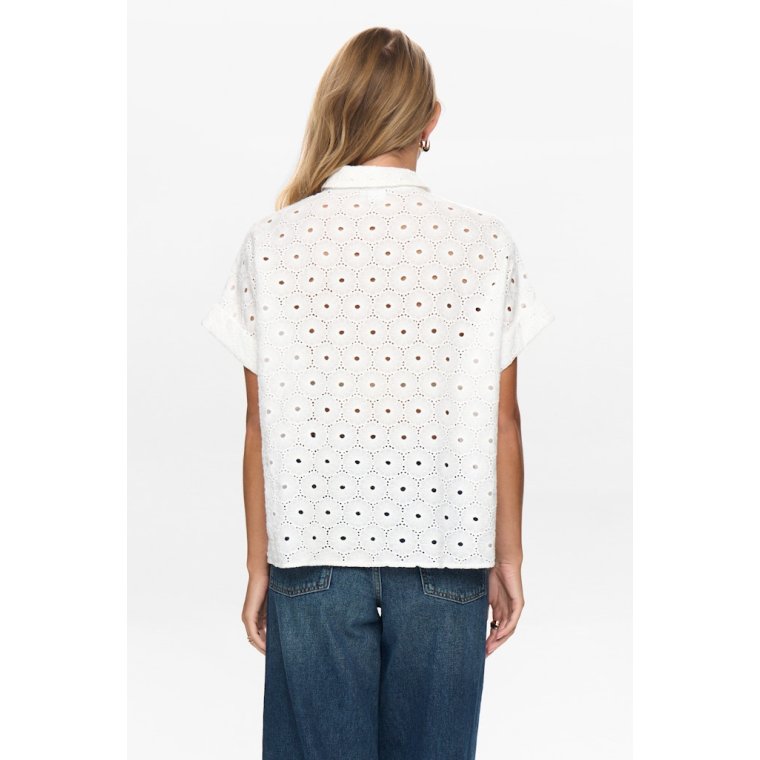 N�mph - NUPALMA SLEEVELESS SHIRT - Bright White