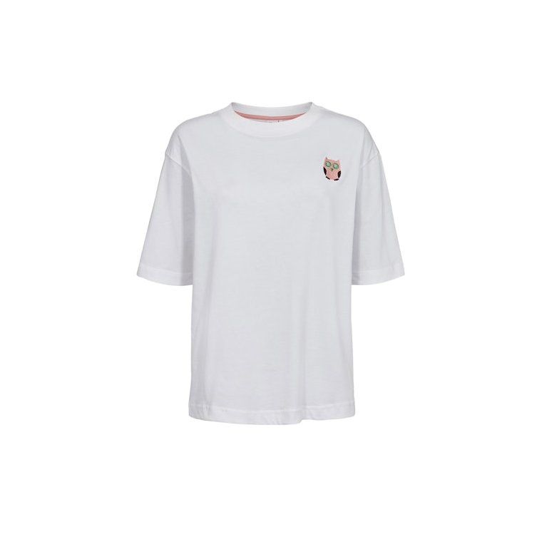 N�MPH - NUOLINA T-SHIRT - Bright White