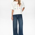 N�mph - NUBELISA BOXY TEE - Cloud Dancer
