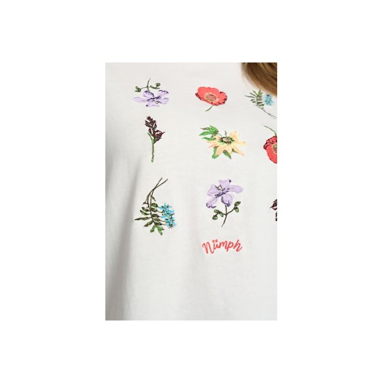 N�mph - NUBELISA BOXY TEE - Cloud Dancer