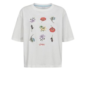 N�mph - NUBELISA BOXY TEE - Cloud Dancer