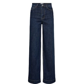 N�MPH - NUPARIS HR WIDE JEANS P3012 - Dark Blue Denim