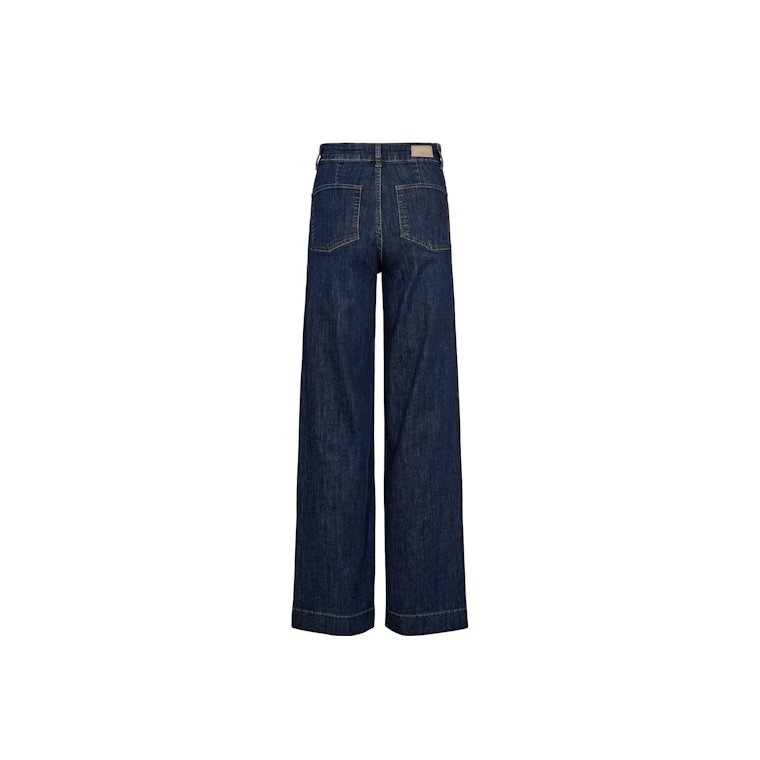N�MPH - NUPARIS HR WIDE JEANS P3012 - Dark Blue Denim