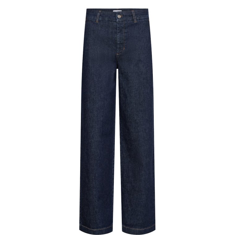 N�MPH - NUAMBER HR WIDE JEANS R3012 - Dark Blue Denim
