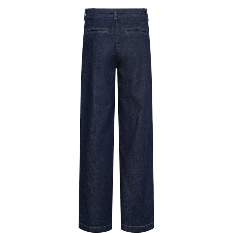 N�MPH - NUAMBER HR WIDE JEANS R3012 - Dark Blue Denim