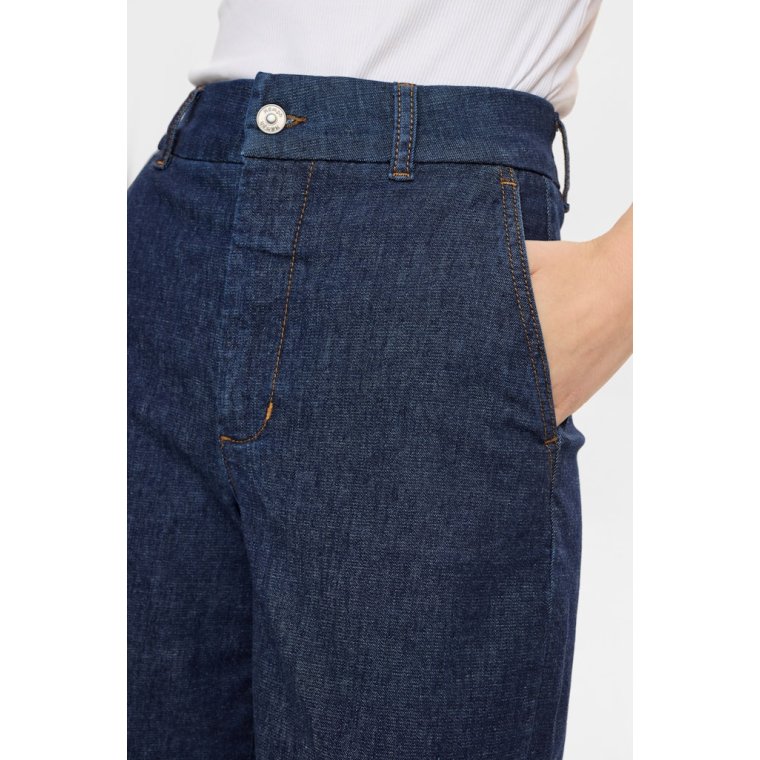 N�MPH - NUAMBER HR WIDE JEANS R3012 - Dark Blue Denim