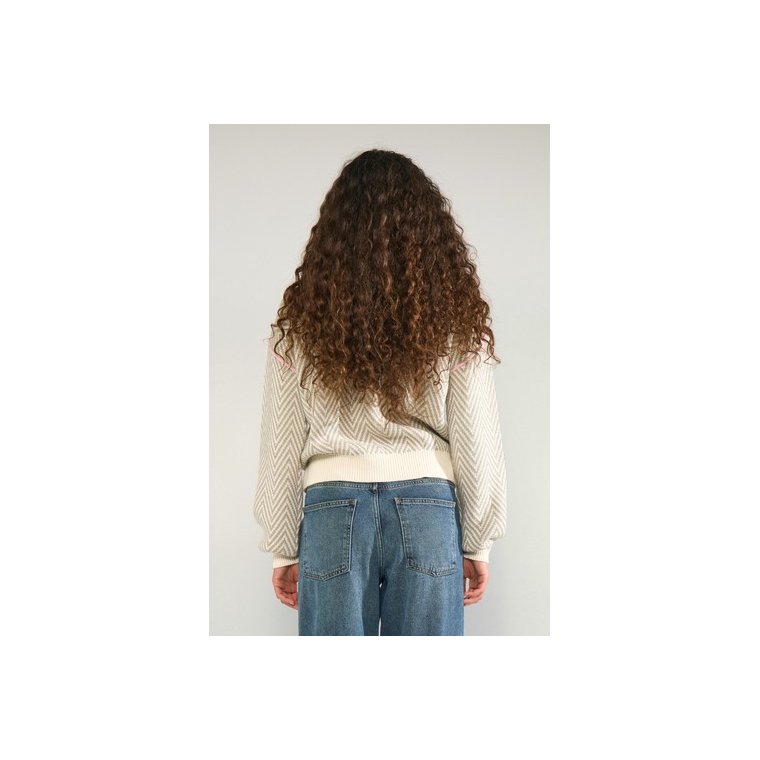N�MPH - NURAVISSI CARDIGAN - Light grey mel