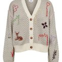 N�MPH - NURAVISSI CARDIGAN - Light grey mel