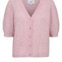 N�MPH - NURIETTE CHECK CARDIGAN - Pink Lady