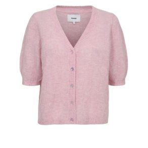N�MPH - NURIETTE CHECK CARDIGAN - Pink Lady