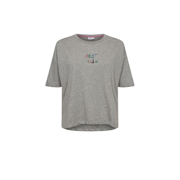 NMPH - NUART T-SHIRT - Medium Grey mel