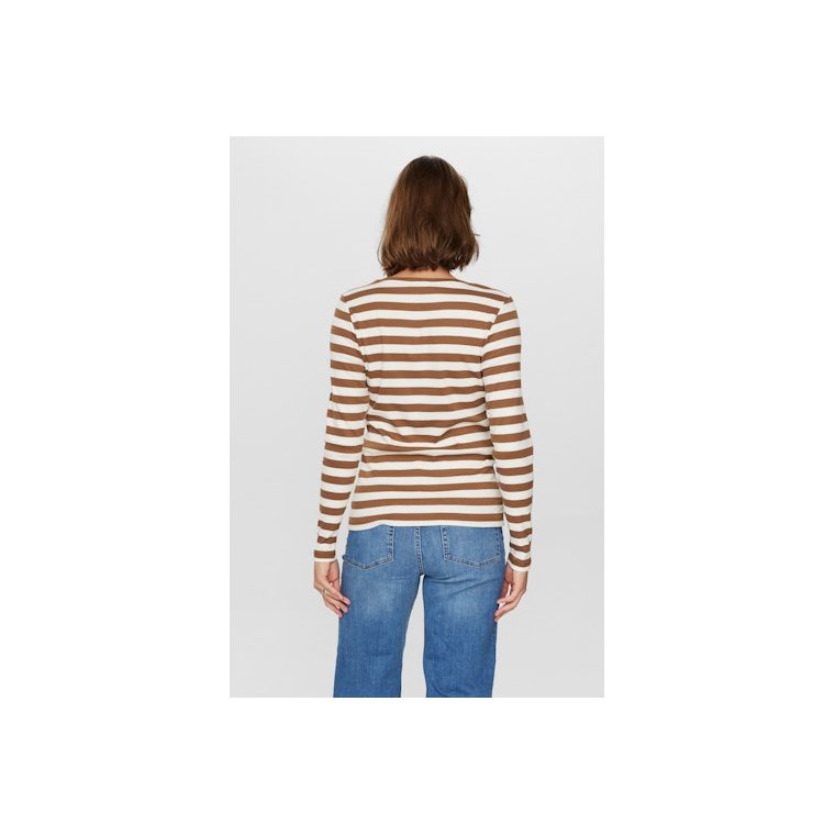 N�MPH - NUMIXIE LS T-SHIRT - GOTS - Kangaroo