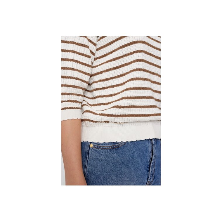 NMPH - NUNICOLE PULLOVER - GOTS - Grape leaf