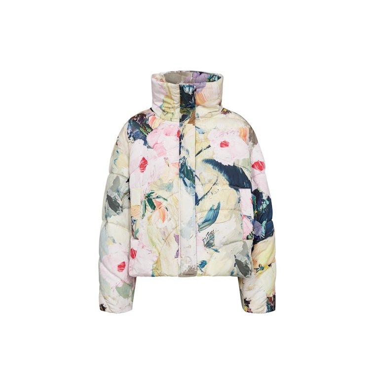 N�MPH - NUDAGMAR SHORT PUFFER JACKET - Pink Lady