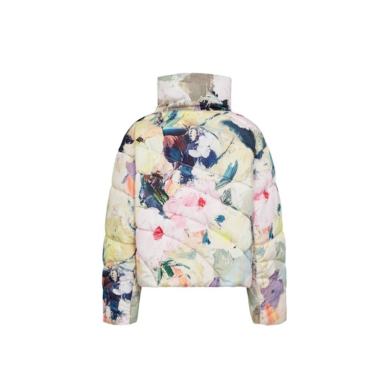 N�MPH - NUDAGMAR SHORT PUFFER JACKET - Pink Lady
