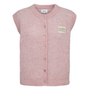 N�MPH - NURIETTE CHECK VEST - Pink Lady