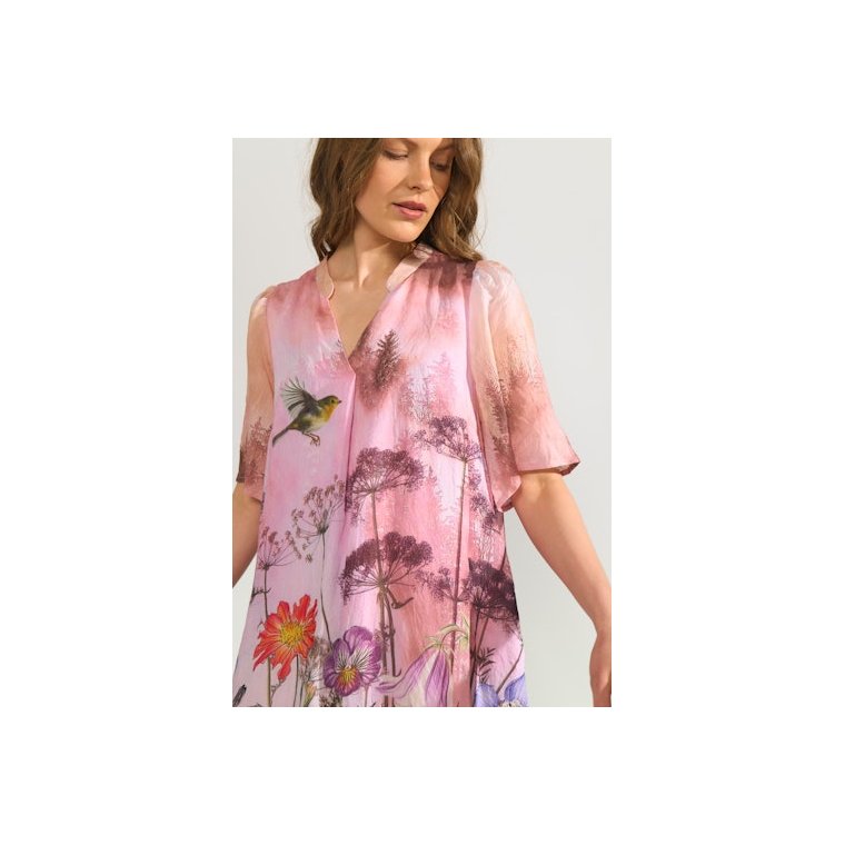 N�MPH - NUFOREST DRESS - Pink Lady