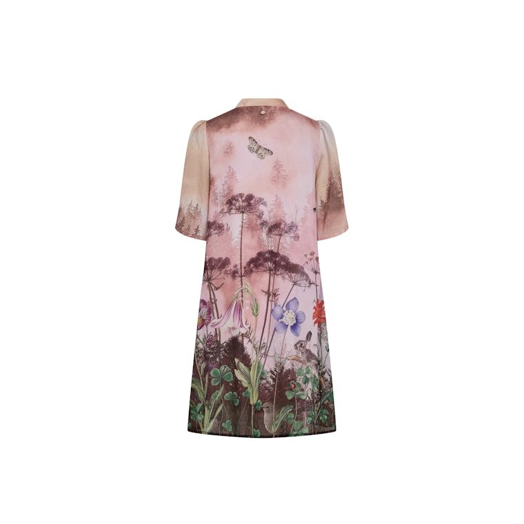 N�MPH - NUFOREST DRESS - Pink Lady