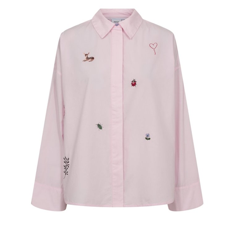 N�MPH - NUTENJA SHIRT - Pink Lady