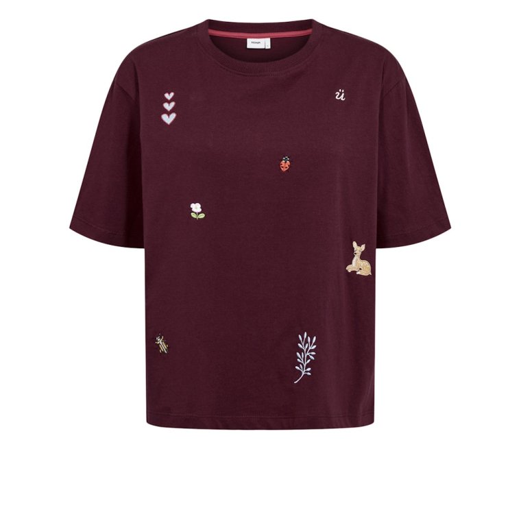 N�MPH - NUTENIA BOXY T-SHIRT- GOTS - Fig