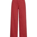 N�MPH - NUHAMILTON HR WIDE JEANS - Washed Mulberry Red Denim