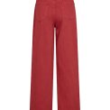 N�MPH - NUHAMILTON HR WIDE JEANS - Washed Mulberry Red Denim