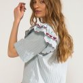 N�MPH - NUDITTY BLOUSE - Floaty Blue
