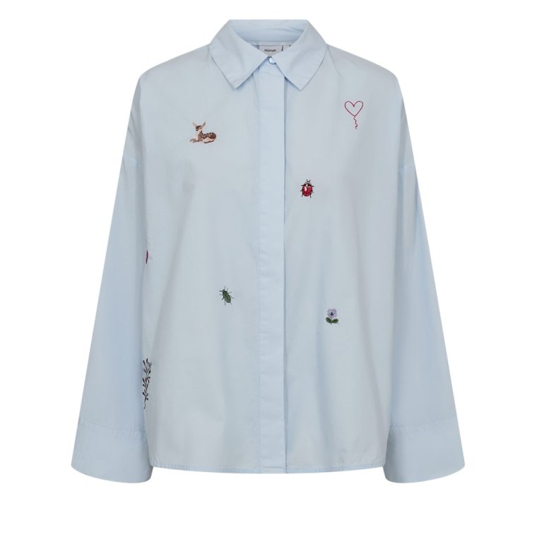 N�MPH - NUTENJA SHIRT - Floaty Blue