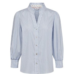 N�MPH - NULILI BLOUSE - Floaty Blue