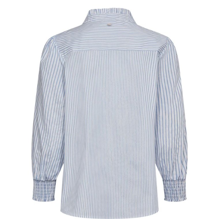 N�MPH - NULILI BLOUSE - Floaty Blue