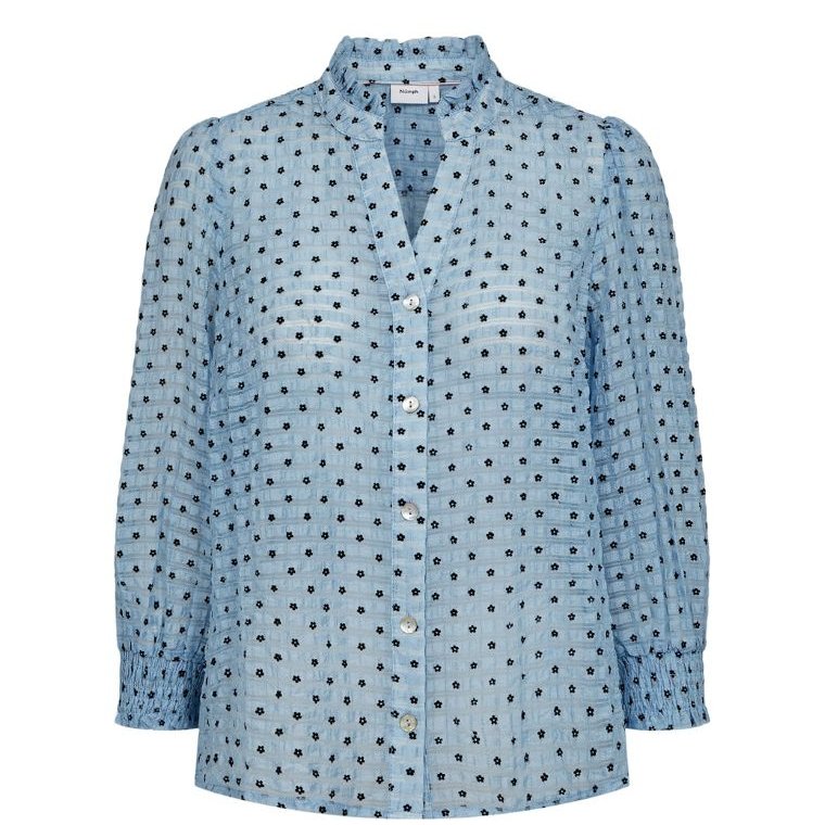 N�MPH - NUJANNET SHIRT - Floaty Blue