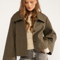 N�MPH - NUKIMMA SHORT JACKET - Forest night