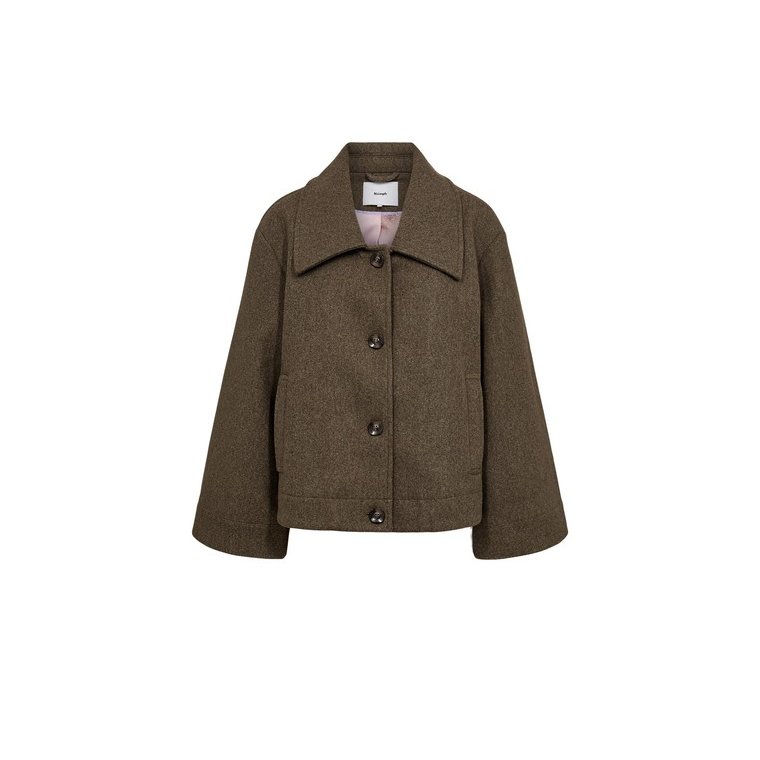 N�MPH - NUKIMMA SHORT JACKET - Forest night
