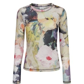 N�MPH - NUALMIA LS MESH TOP - Forest Green