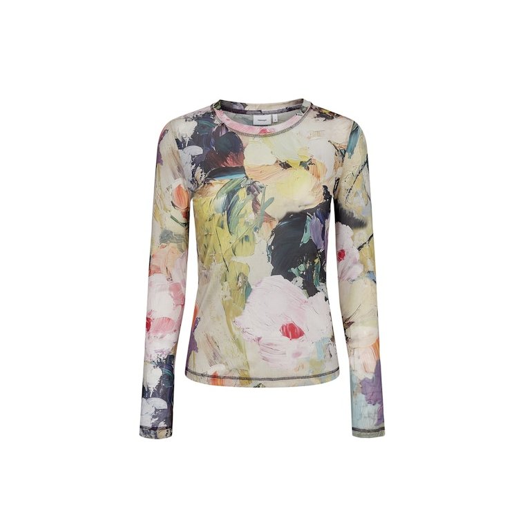 N�MPH - NUALMIA LS MESH TOP - Forest Green