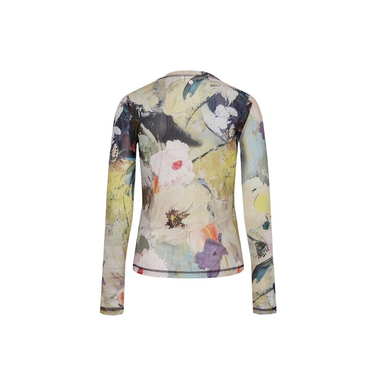 N�MPH - NUALMIA LS MESH TOP - Forest Green