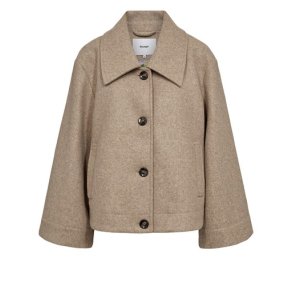 N�MPH - NUKIMMA SHORT JACKET - Sesame Melange